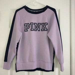 PINK/VS purple sweatshirt-xs